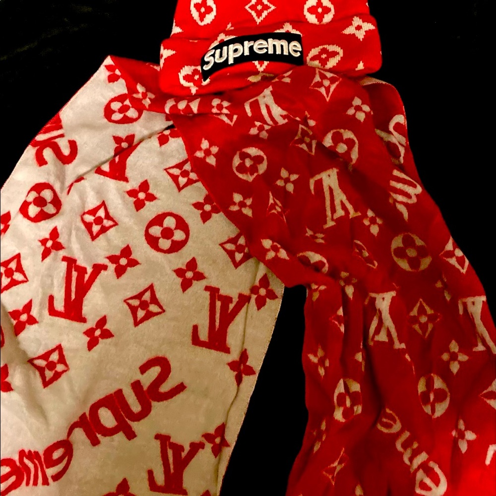 Supreme Scarf and Supreme Beanie